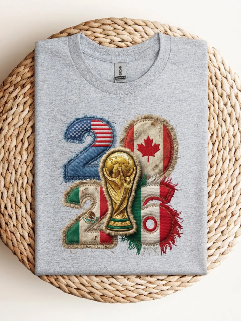 World Cup 2026 Faux Yarn T-Shirt